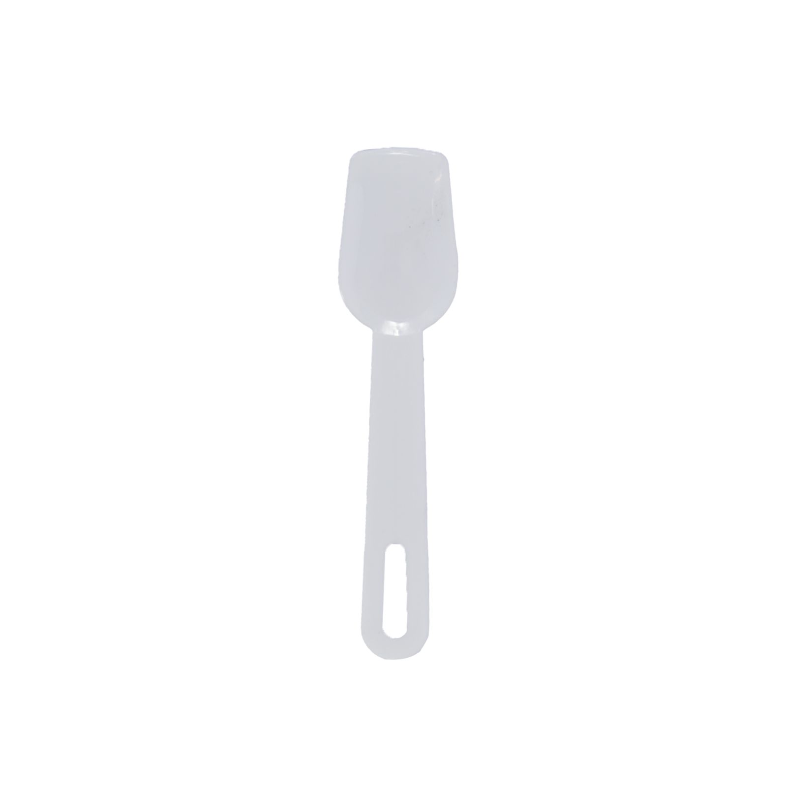 White Ice Cream Spoon